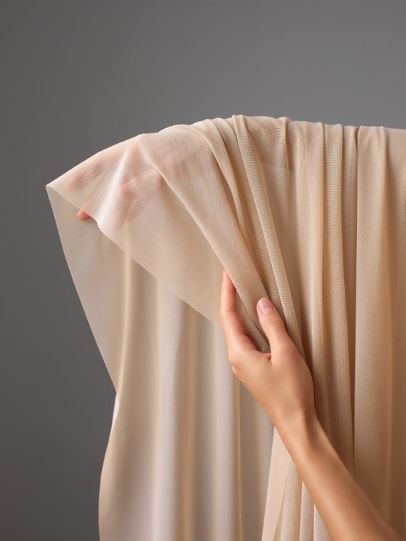 Сетка эластичная Китай A957, (аналог Lauma арт. 556), бежевый