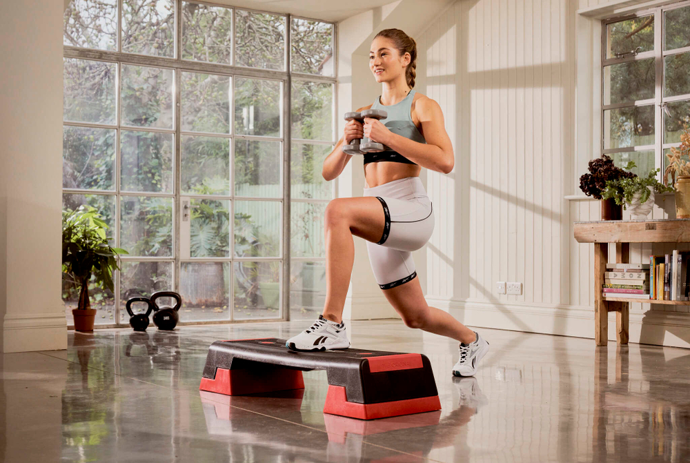 Степ-платформа Reebok step (красн/черн), Арт. RAP-11150RD