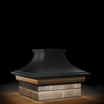 Колпак для забора MONBLAN PREMIUM на 1,5 кирпича с LED подсветкой