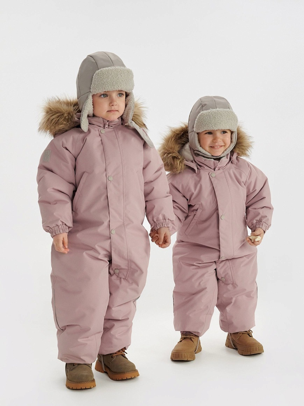 Зимний комбинезон Leokid Hero Pink Bloom