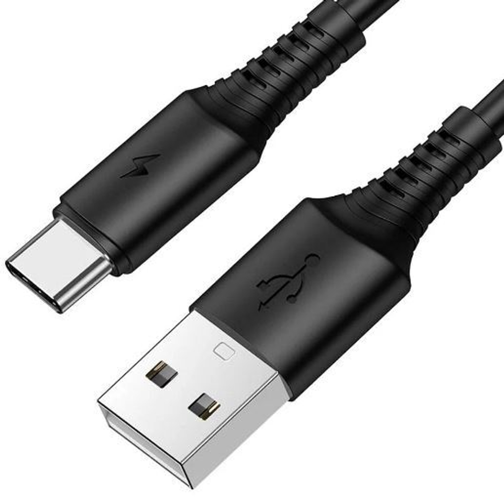 Шнур USB - Type-C  3,0Ам/1,0м черный Borofone ВХ47 (70332)