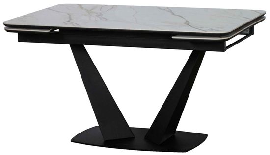 Стол Style 140 / Ars Vagli Oro Matt / опора черная