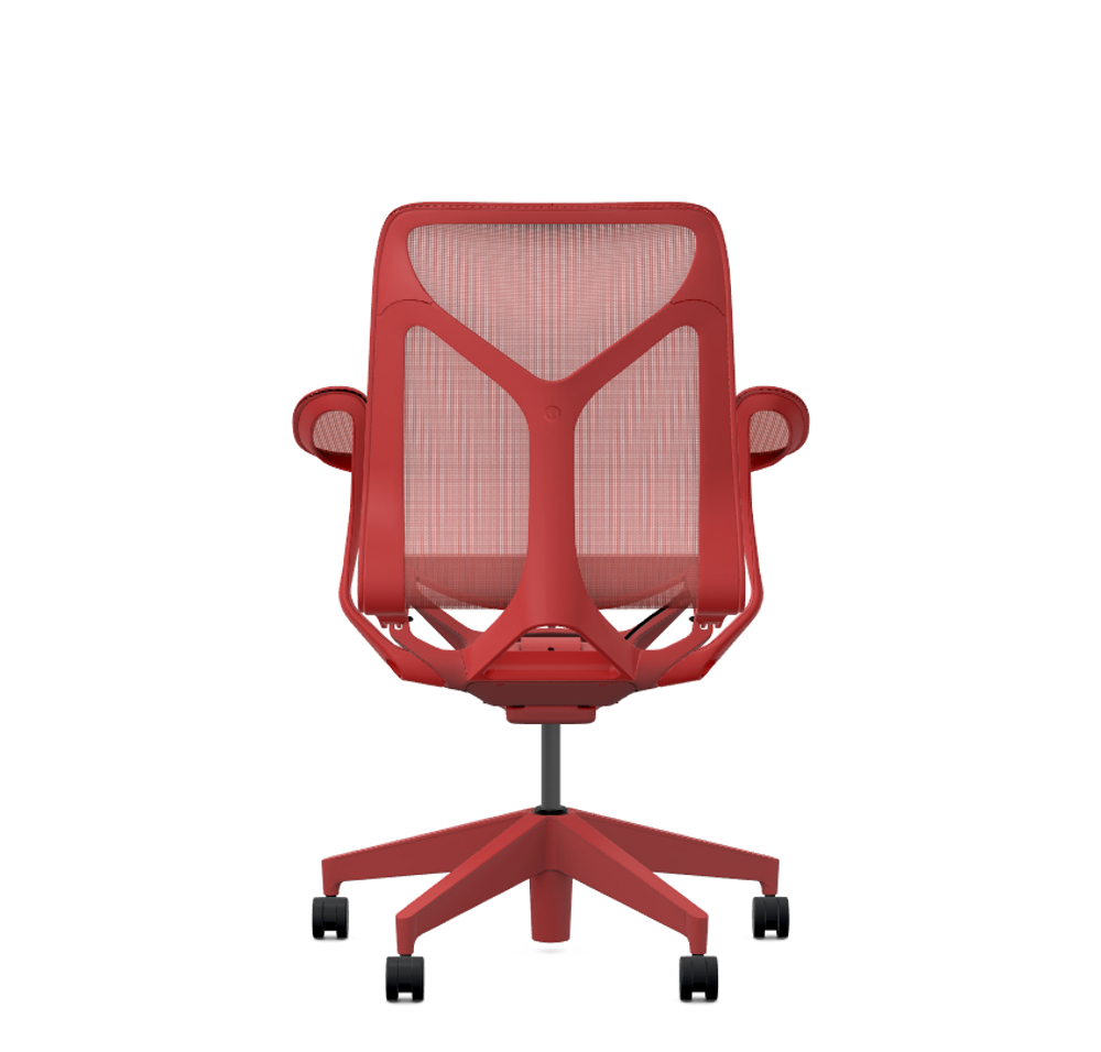 Кресло Herman Miller Cosm, средняя спинка, цвет Canyon, подлокотники «лепестки» (Leaf)