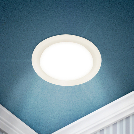 Светильник светодиодный встраиваемый ЭРА LED 17-12-6K круглый 12Вт 6500К