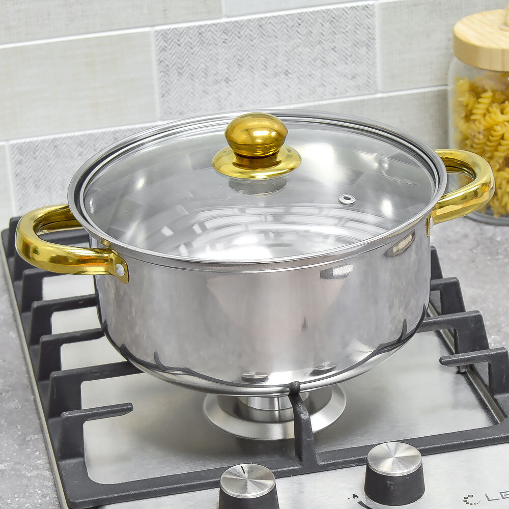 Кастрюля 3,6л из нержавеющей стали