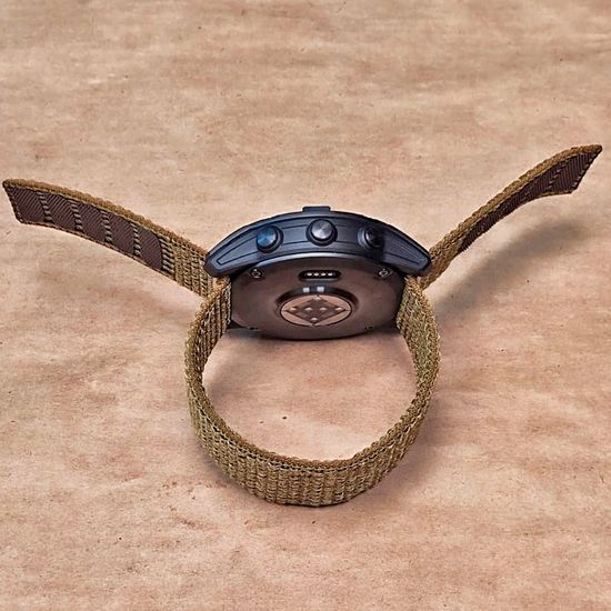 Ремешок NylonFit 26 мм для Garmin циферблат 51 мм Fenix 7X, Tactix, Epix Pro, Instinct 2X нейлоновый (Брезент)