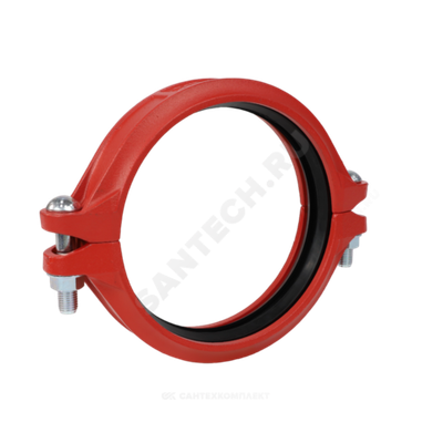 Муфта жесткая грувлок ковкий чугун XGQT01 Ду65 (Дн76) Ру25 JIANZHI