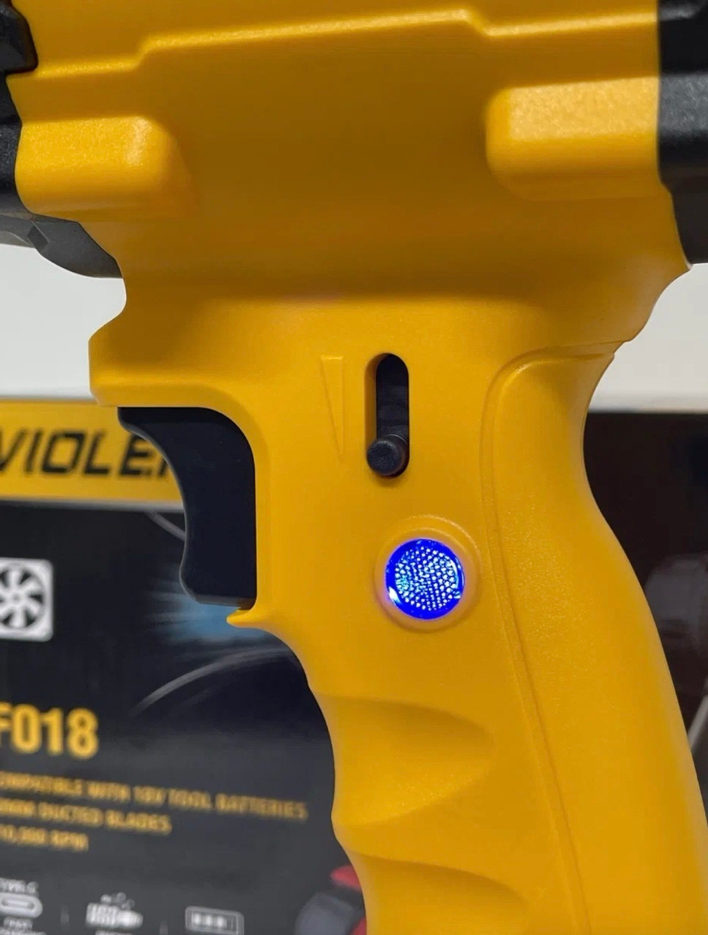 Мощный турбовентилятор с турбонаддувом для быстрого охлаждения и очистки, F018 VIOLENT FAN, желтый, TG (1 шт.)