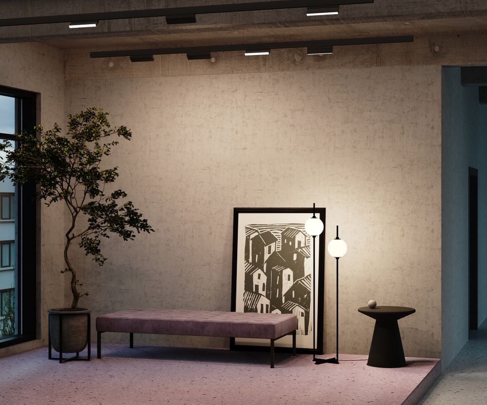 Трековый магнитный светодиодный светильник Maytoni Exility BASIS TR036-2-12W3K-B