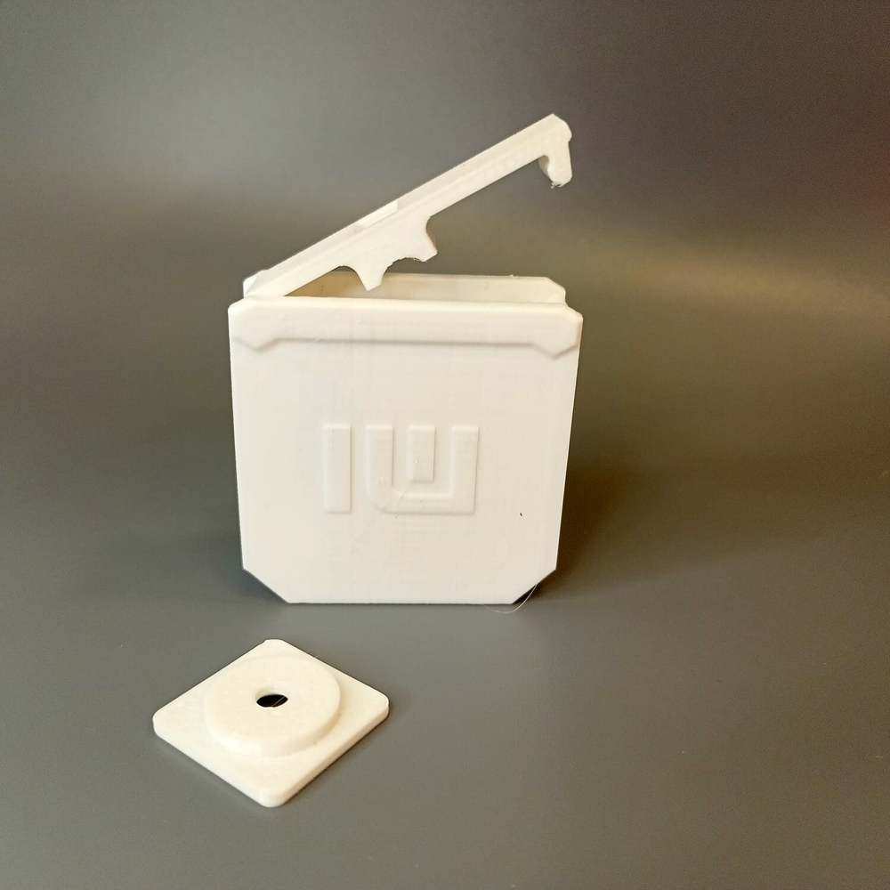 Набор 2 шт. Бокс уличный для датчика температуры с дисплеем Xiaomi Aqara LYWSD03MMC, белый