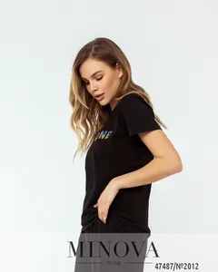 Футболка 2012-чёрный Minova