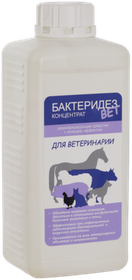 Дезинфицирующее средство с моющим эффектом БактериДез ВЕТ, 1 литр, крышка, БАКВЕТ - 810