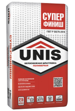 Шпатлёвка UNIS СУПЕРФИНИШ полимерная финишная  15 кг