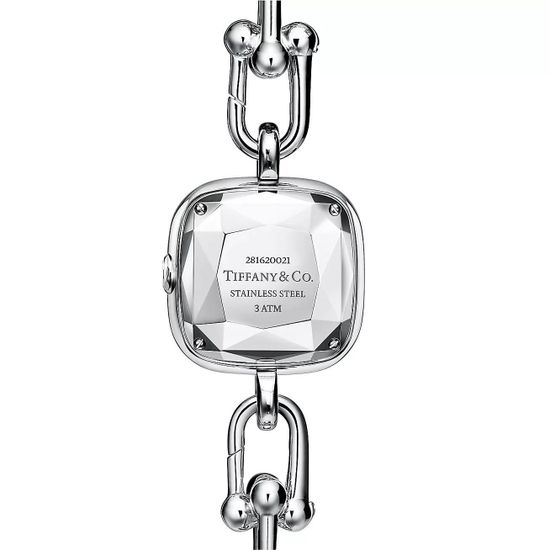 Tiffany HardWear Watch in Sterling Silver and Steel with Diamonds