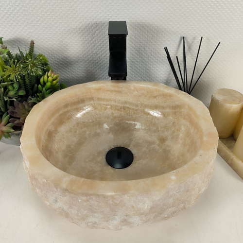 Раковина из оникса Erozy Yellow EO-64538 40*36*16 0159