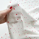 хлопок с мушкой сердечки