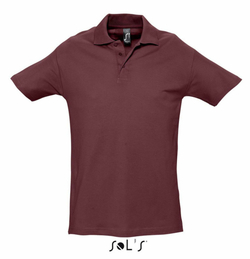 Поло SPRING II 100% хлопок 210 грамм Тёмно-красный  M