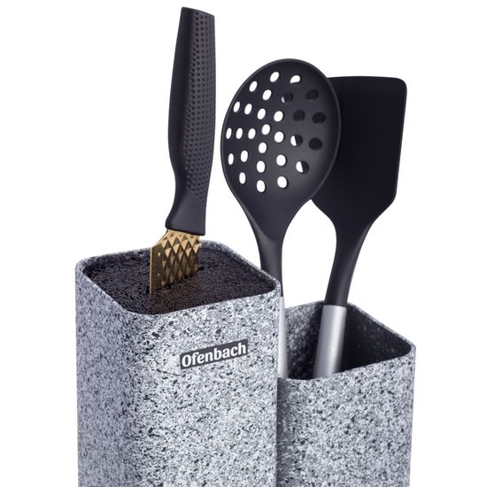 Подставка для ножей и кухонных принадлежностей двойная Ofenbach NB100214