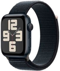 Apple Watch SE 2 (2024), 40 мм, Умные часы Корпус из алюминия цвета Темная ночь, Sport Loop Темная ночь