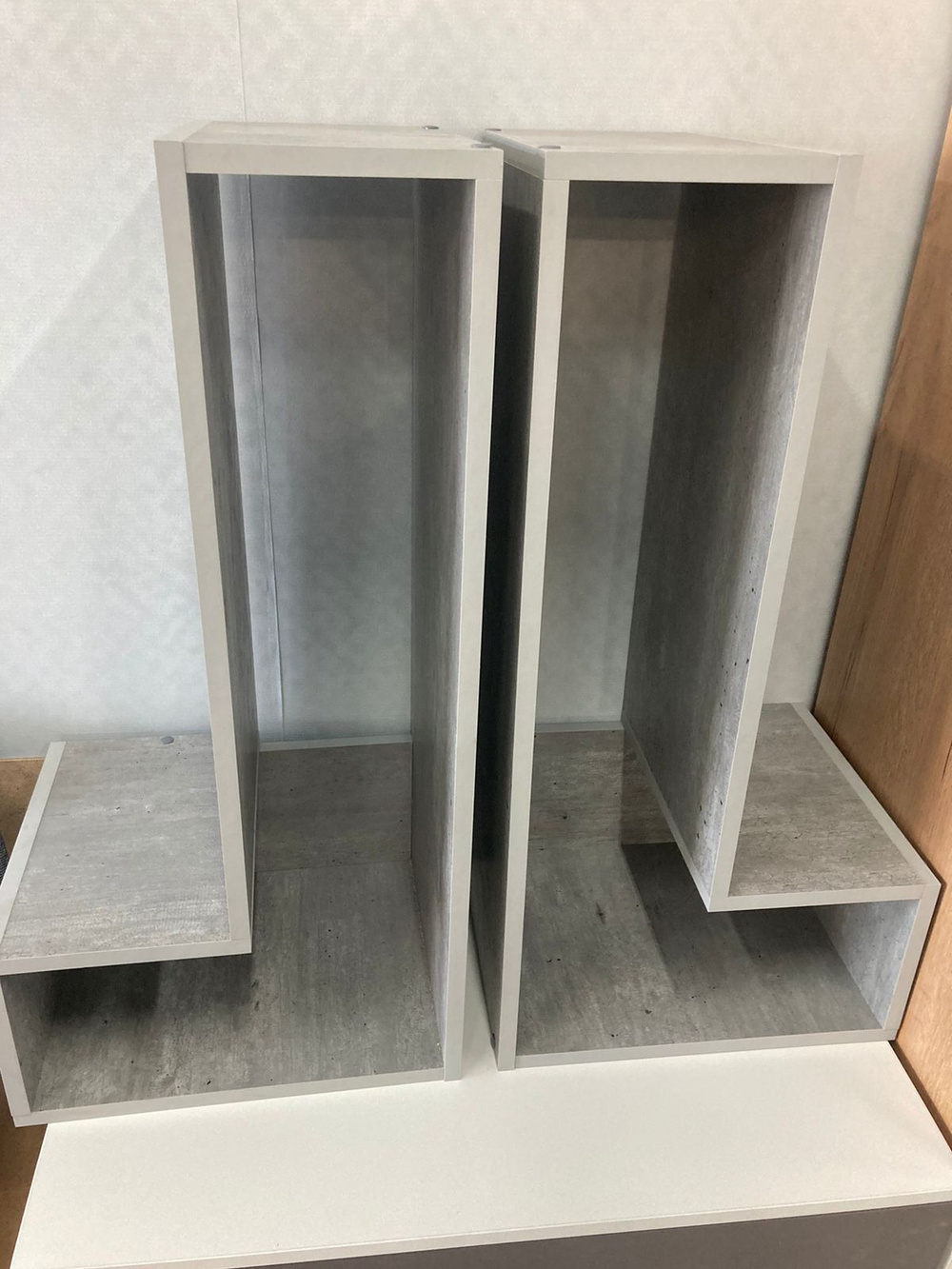 Полка секция универсальная Смарт-2 метрополитен Грей