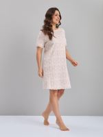 Ночная сорочка Ср-184/ажурмолоко-бежзебра