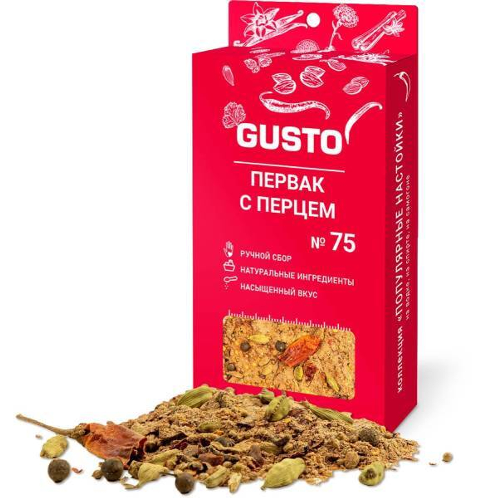 Настойка для самогона GUSTO Первак с перцем