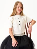 Джемпер для девочки AT1373 молочный