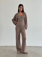 Брюки SORAYA, бежевый меланж