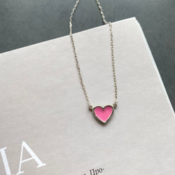 колье heart pink