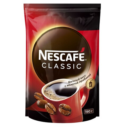Кофе гранулированный Nescafe Classic 190г