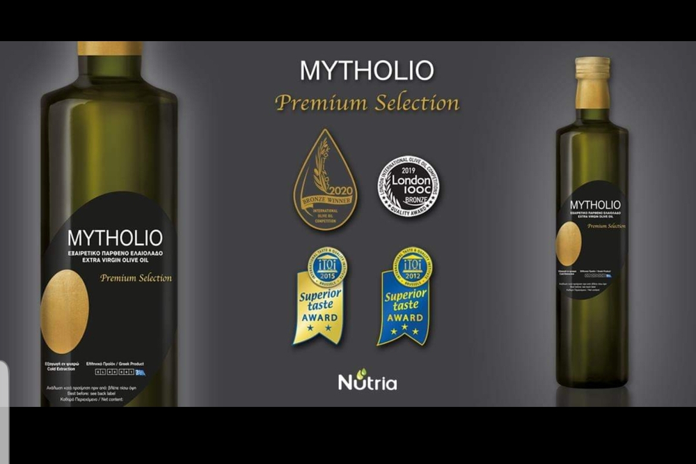 Оливковое масло греческое MYTHOLIO Extra Virgin Premium Selection, 500 мл, Греция