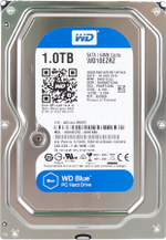 Внутренний HDD 3.5" Western Digital Blue EZRZ, 1Тб, SATA3, Bulk, Чтение:150мб/с, Запись:150мб/с, 5400об/мин, Буфер:64Мб (WD10EZRZ)
