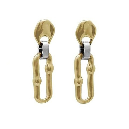 Серьги Ciclon GEN с золотым и серебряным покрытием A220623 G