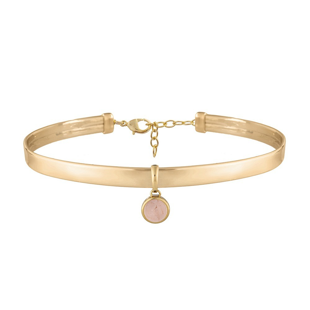 Чокер Possebon Quartz Rose B0112.9 R/G