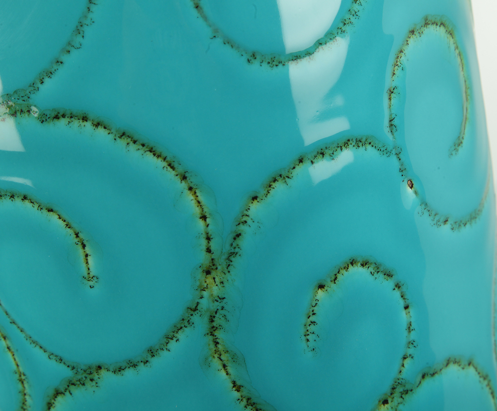 Элитная ваза декоративная напольная Marrocos голубая от Sporvil