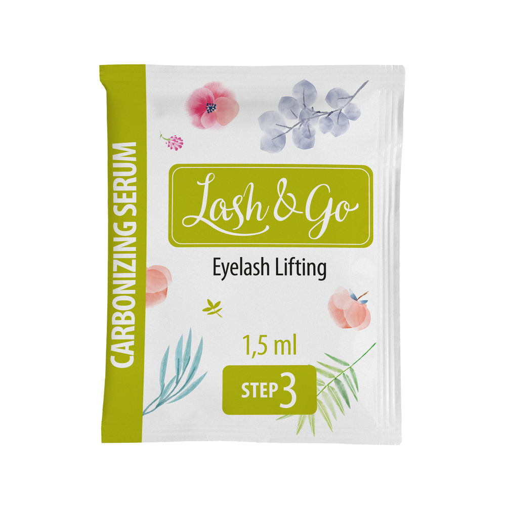 Состав №3 для ламинирования ресниц "Carbonizing Serum" Lash&Go 1,5 мл (саше)