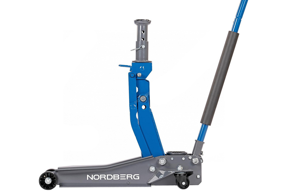 NORDBERG (N32025) Домкрат подкатной 2 / 3 т с изменяемой высотой подхвата и регулируемой проставкой