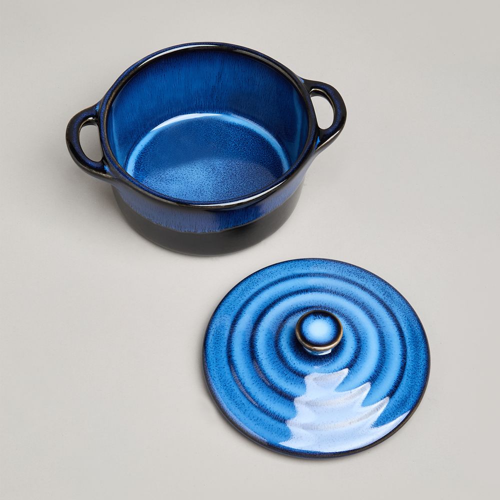 ГОРШОЧЕК ДЛЯ ЗАПЕКАНИЯ REACTIVE BLUE 18,5*14,5*6,5/10СМ 600 МЛ