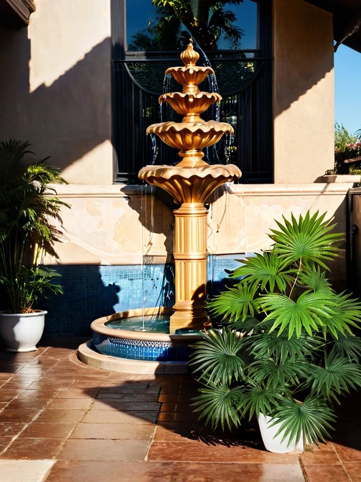 Искусственная Пальма веерная 75см в кашпо