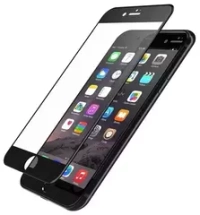 Защитное стекло "Тонкое" для iPhone 6/6S Черный (Полное покрытие 0,25мм)