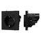 Механизм розетки с USB зарядкой SCT-NOBE-MUAC-SFPL-BK (230V, 16A) Arlight 054285
