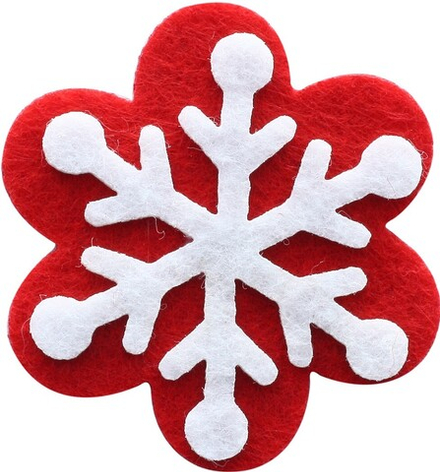 2AR197 Украшение Снежинка, 5см