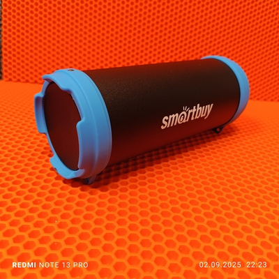 Портативная колонка SmartBuy TUBER MKII черно-синяя
