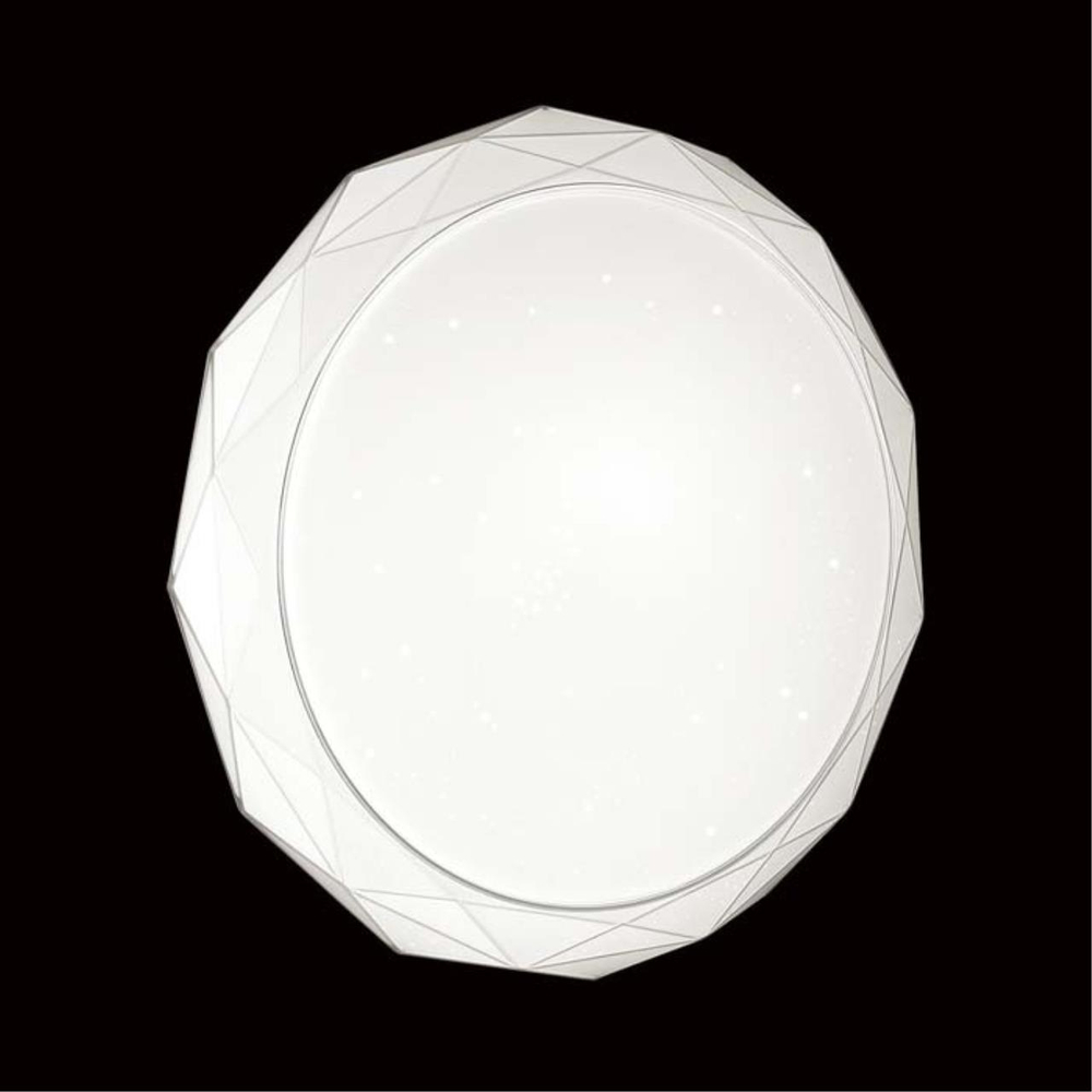 2045/ELN PALE SN 220 Светильник пластик/белый/прозрачный LED 76Вт 3000/4000/6000K D500 IP43 CCT GINO