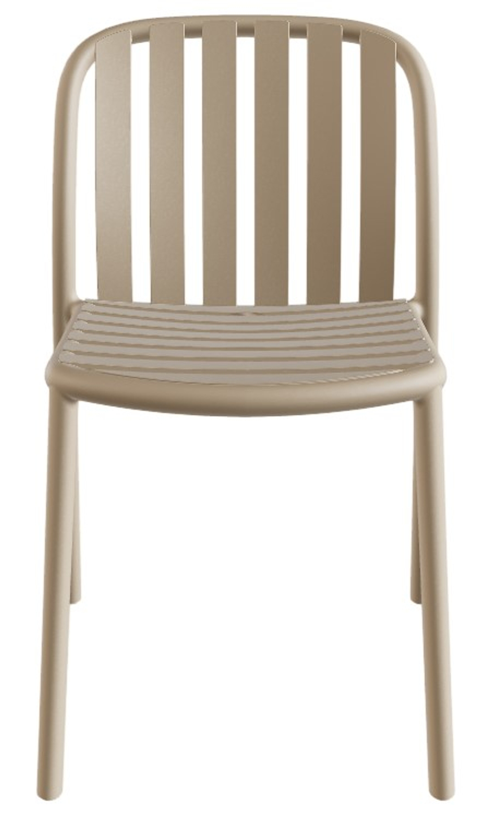 Стул пластиковый Papatya Galata-S, песочный