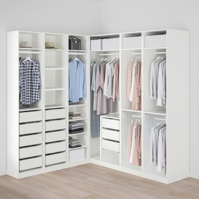 Гардероб PAX IKEA (угловой) 211x213x236 см (белый) 211*213*236 см, Белый   Фиеста