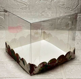 Коробка купол волна 15х15х14 см. Выбор цвета