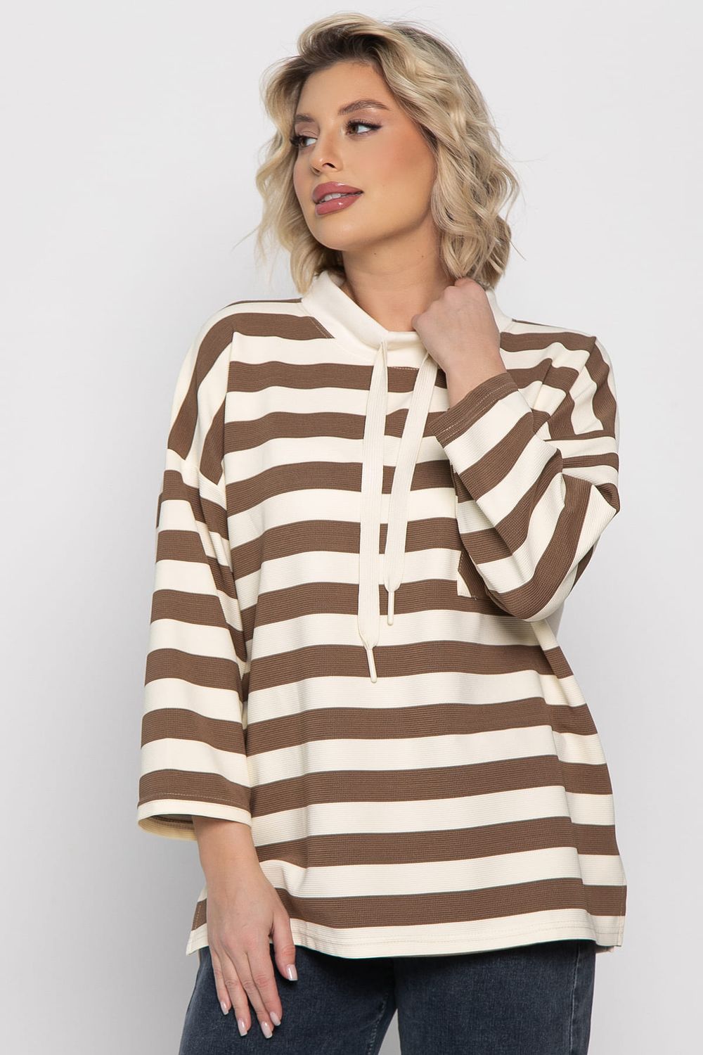 Джемпер Сафира (бежево-коричневый) Б14959-18М LT Collection