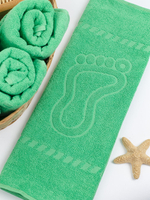 Полотенце махровое, г/к, 50х70, арт. S 50-70 BS, 450 гр/м2, цвет: 601-салатовый,