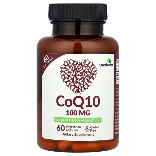 Futurebiotics, CoQ10, 100 мг, 60 вегетарианских капсул